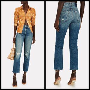 💕MOTHER SUPERIOR💕 High Waisted Rider Ankle Jeans ~ Far Beyond The Sky 28 NWOT